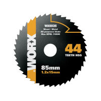 【WORX 威克士】85mm 44T HSS高速鋼 金屬鋸片(WA5035)