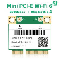 Wifi 6/5/4 Bluetooth Mini PCI-E Wireless Card Network Adapter For Laptop PC