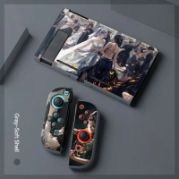 For Nintendo Switch Case OLED/NS Accessories Anime Protective Cover TPU Soft Joycon Shell For Switch Accessories Console Games