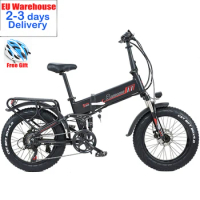 Randride YX20 Electric Bike 4.0 Fat Tire Mountain Bike Full Suspension E Bicycle Dirt Bike for Adult MTB Cycling with Rack