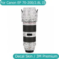 Customized Sticker For Canon EF 70-200mm F2.8 L IS USM Decal Skin Camera Lens Vinyl Wrap Film Coat 70-200 F/2.8 2.8 L IS