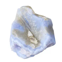 Blue Agate Rock Blue Agate Gravel Natural Agate Crystal Blue Agate Palm Stones For Collection Irregular Shape Crushed Pieces