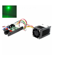 Industrial 532nm 80mw-100mw Green Dot Ray Laser Diode Module 12V w TTL 0-20KHZ