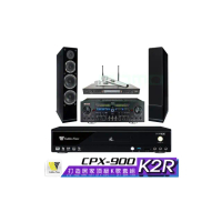 【金嗓】CPX-900 K2R+Zsound TX-2+SR-928PRO+AS-168 黑(4TB點歌機+擴大機+無線麥克風+喇叭)