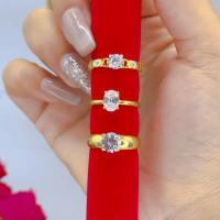 Gold color ring for female