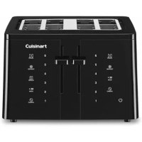 Cuisinart 4-Slice Touchscreen Toaster, Black, CPT-T40P1