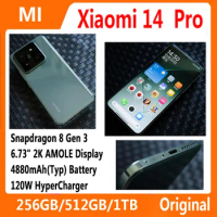New Xiaomi 14 Pro Mobile Phone Snapdragon 8 Gen 3 50MP Leica Camera 120HZ AMOLED Screen 120W Wired Second Charging