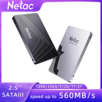 Netac SATA SSD 4tb 2.5'' SATAIII Hard Drive 128gb 256gb HD Solid State Disk 512gb 1T 2T Internal Drive HDD for Desktop Laptop PC