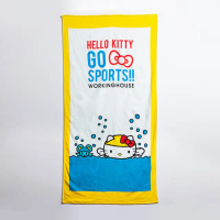 【生活工場】Hello kitty 愛運動-游泳浴巾(Hello Kitty 三麗鷗 布丁狗 酷企鵝 庫洛米 兒童 正版授權)