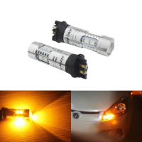 belook ANGRONG 2x หลอดไฟ LED Canbus PW24W PWY24W สำหรับ Audi A3 A4 A5 Q3 BMW 3 Series F30 F31 F34 Fo