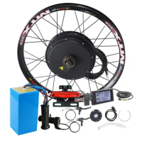 High quality QS brand 5000w hub motor kit 72v motorcycle ebike conversion kit with battery