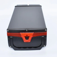 Case Battery Box 385x172x95mm Black E-Bike Electric Bike Folding Bike Portable Shelf Universal W/ 2*Key Durbale