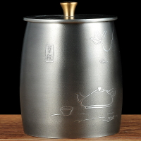 錫罐純錫茶葉罐金屬錫制儲茶罐密封罐銀行保險定制logo商務禮品