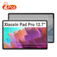 2 Pieces HD Scratch Proof Screen Protector Tempered Glass For Lenovo Xiaoxin Pad Pro 12.7-inch 2023 Tablet Protective Film