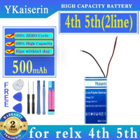 YKaiserin 500mAh Replacement Battery 861633 (2line) for Relx 4th 5th High Quality Batterie Bateria + Track Code