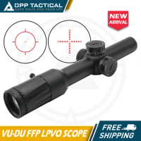 Evolution Gear VU-DU FFP LPVO SR1 Reticle 1-6x24MM Riflescope 30mm Tube for Airsoft and Hunting with Full Original Markings