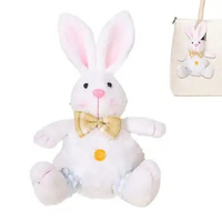 Rabbit Desk Decor Easter Cartoon Stuffed Doll Multipurpose Plushies For Wall Table Bedroom Cute Animal Toys For Crib TV Cabinet