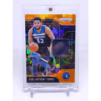 ORIGINAL Kartu Basket PRIZM Jersey HOLO Karl Anthony Towns KAT WOLVES