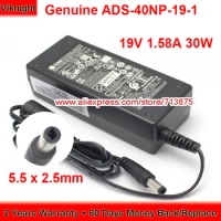 Genuine 30W Universal Power Adapter 19V 1.58A ADS-40NP-19-1 19030E Charger for Hp 24F MONITOR 22EP 23ER DISPLAY ADS40NP191