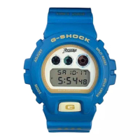 CASIO Jam Tangan Pria Casio G-Shock DW-6900FS-HOKKAIDO-NIPPON-HAM-FIGHTERS Digital Dial Resin Band