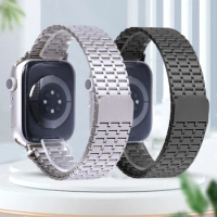 Stainless Steel Strap for apple watch band 44mm 45mm ultra 49mm 40mm 42mm 41mm 38mm Magnetic link bracelet iwatch 5 4 3 7 se 6 8