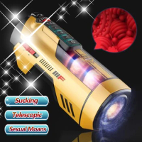 Leten 708 Automatic Rapid Telescopic Large Size Male Masturbator Cup Heating Vagina Real Pussy Sex Machine Adult Sex Toy For Man