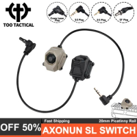 Airsoft Tactical Axon SL Pressure Switch UN Crane Button Switch Crane Plug for M300 M600 Surefir Flashlight PEQ15 DBAL OGL Laser
