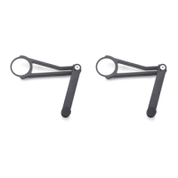 2X Bicycle Alloy Chain Protect Hook For Brompton BRO 3Sixty Folding Bike Chain Protection,Black