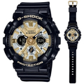 Casio 卡西歐 G-SHOCK GMA-S120GB-1A 黑色雙顯腕錶
