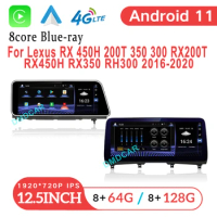 Android 11 Car Navigation Screen For Lexus RX RX200t Rx300 Rx350 Rx450h RX400h RX350L Multimedia Video Player CarPlay Autoradio