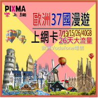 歐洲上網卡 瑞士德國挪威西班牙冰島 歐洲37國16~26天上網Vodafone 希臘法國土耳其葡萄牙上網電話卡【樂上網】