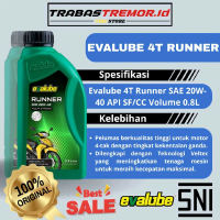 OLI EVALUBE RUNNER 0.8L 4T & EVALUBE 0.7L 2T ORIGINAL 100% Oil Motorcycle
