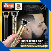 Mesin Alat Cukur T9 Rambut Kumis Jenggot Jambang Elektrik Portable - Hairclipper Trimmer Pencukur Bu