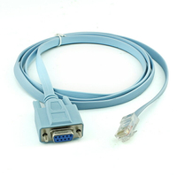 思科華為 console線 RJ45轉串口9孔 RJ45轉RS232線 網口轉串口