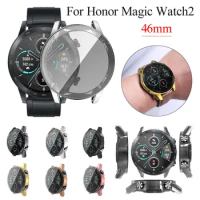 360 Full Cover Plating Soft TPU Watch Screen Protector Case for Honor Magic Watch 2 46mm