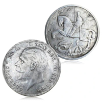 1935 George V Silver COPY Coins 999 Real Shiba Inu Collecting Different Countries Souvenir Album Coin Sorter