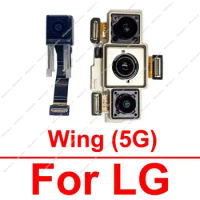 Rear Main Front Camera For LG Wing 5G F100 Back Primary Front Selfie Facing Pop-up Camera Flex Cable Replacement