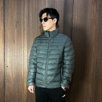 美國百分百【全新真品】Ralph Lauren 羽絨外套 立領 男款 RL 小馬 Polo 夾克 灰色 CW38