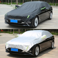 【YORI優里】汽車杜邦牛津半罩加長(防曬隔熱車罩 半罩式汽車 防曬車罩)