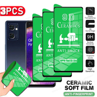 ฟิล์มเซรามิกอ่อน HD เข้ากันได้กับ OPPO Find X5, X3 Lite, Reno 8, 7, 6, 5 Pro 5G, 3 ชิ้น, ฟิล์มป้องกั