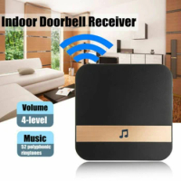 Doorbell Receiver Wireless Ding Dong Doorbell Smart Dingdong Machine Door Ring Use With Wireless Video Doorbell US EU AU Plug