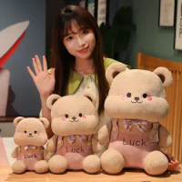 Soft Bear Pillow Home Decor Cartoon Doll Animal Dolls Bear Plush Doll Teddy Bear Plush Toy Bear Stuffed Toy Stuffed Animals