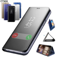 Smart Mirror Phone Case Flip Cover 2018 SM-J810G SM-J810F J810Y SM-J810Y SM-J810GF Leather for Samsung Galaxy J8 Cn(origin)