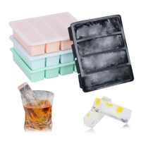 New Strip Ice Tray Silicone Mold DIY Whiskey Ice Cubes Ice Cream Brick Ice Maker Ice Jelly Silicone Mold