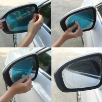 2PCS Car Sticker Rainproof Film Wholesale for Car Rearview Mirror Rain Film Clear Sight in Rainy Days Auto Sticker Accessories