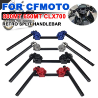 Fork Riser Clipon Split Handlebar Handle Steering Cross Bar For CFMOTO 800MT 650MT CLX700 800 MT CLX 700 Motorcycle Accessories