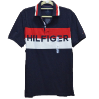 Tommy Hilfiger 男生 短袖 polo衫 藍 2009