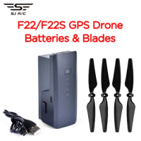RC Battery SJRC F22/F22S Propeller RC Battery GPS Drone Batteries Propeller Blades Original 11.1V 3500mAh Drone Parts RC Toys