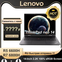 Lenovo ThinkPad neo 14 Laptop Ryzen R7-6800H/R5-6600H AMD 680M/660M 16GB LPDDR5 512GB/1TB SSD 14-Inch 2.2K 100% sRGB Screen PC