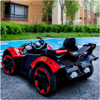 玩具車 遙控汽車【100%超跑】大款兒童電動車四輪汽車遙控1-6歲寶寶玩具車可坐人